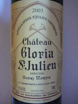 Château Gloria 2003