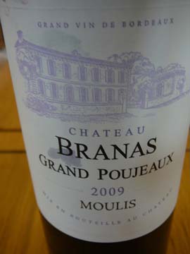 Château Branas Grand Poujeaux 2009