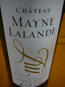 Château Mayne Lalande 2009