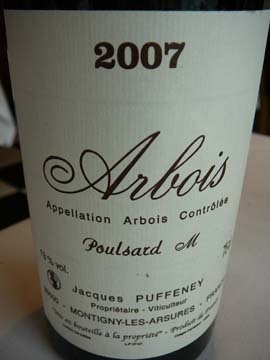 Arbois Poulsard "M" Jacques Puffeney 2007