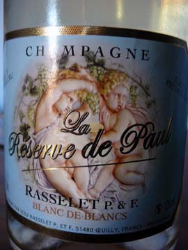 Champagne Rasselet Brut Premier Cru La Réserve de Paul