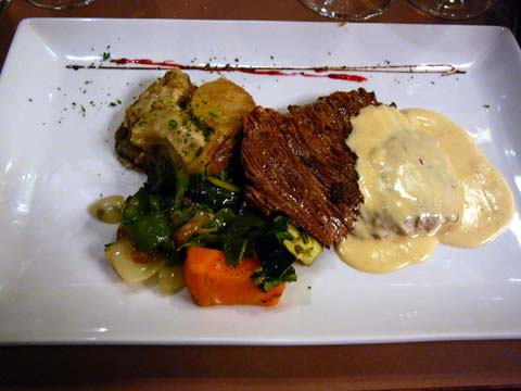 Pièce de boeuf au Saint-Marcellin