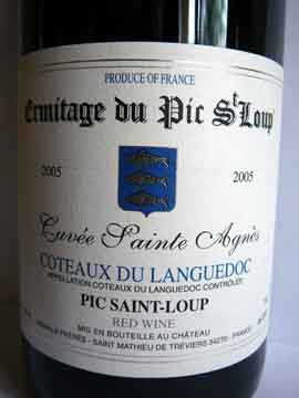 Ermitage du Pic Saint-Loup Cuvée Sainte Agnès 2005