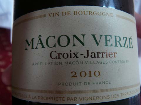 Mâcon Verzé Croix-Jarrier 2010