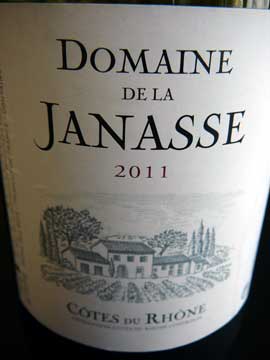 Domaine de la Janasse Côtes du Rhône 2011