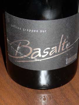 Petites Grappes sur Basalte 2009