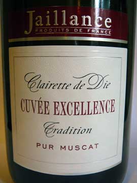 Clairette de Die Cuvée Excellence Jaillance