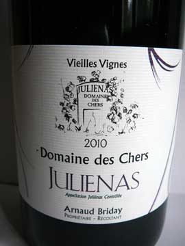 Juliénas Vieilles Vignes Domaine des Chers 2010