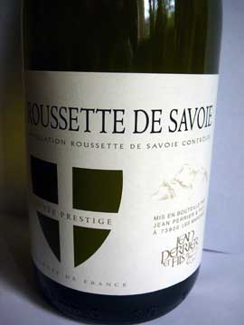 Jean Perrier et Fils Rousette de Savoie Cuvée Prestige 2011