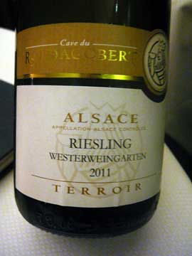 Riesling Roi Dagobert Westerweingarten 2011