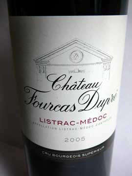 Château Fourcas Dupré 2005 