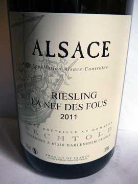 La Nef des Fous Riesling 2011