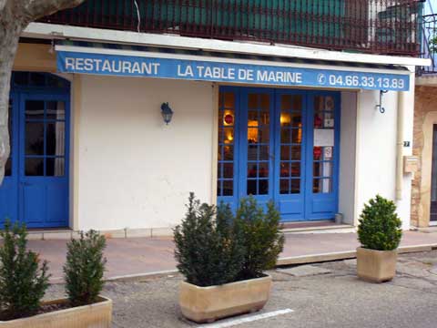 Restaurant Table de Marine Saint-Michel-d'Euzet