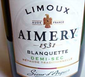 Blanquette de Limoux Demi-Sec Aimery