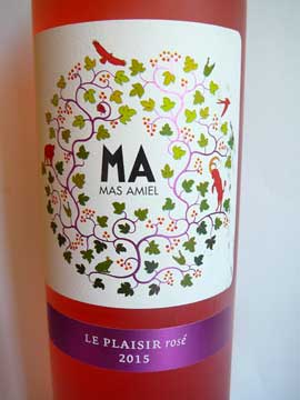 Mas Amiel Rosé Plaisir 2015