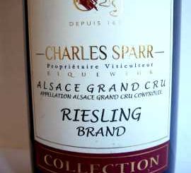 Riesling Brand Charles Sparr 2012