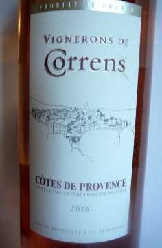 Vignerons de Correns Croix de Basson Rosé 2016