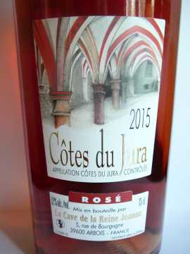 Côtes du Jura Rosé Cave de la Reine Jeanne 2015