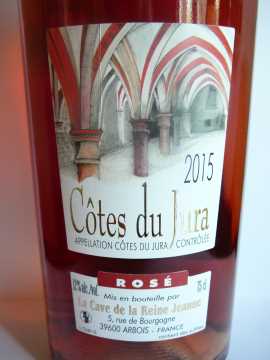 Côtes du Jura Rosé Cave de la Reine Jeanne 2015