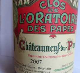 Clos de l'Oratoire des Papes 2007, Châteauneuf-du-Pape