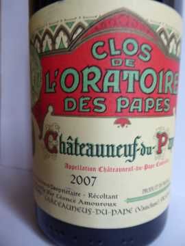 Clos de l'Oratoire des Papes 2007, Châteauneuf-du-Pape