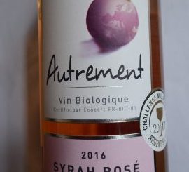 Syrah Rosé Autrement 2016, Gérard Bertrand