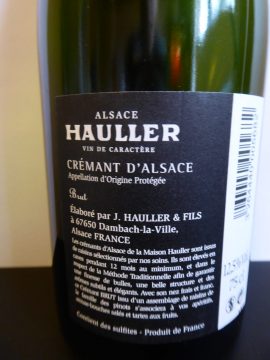 Crémant d’Alsace Brut Hauller