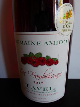 Tavel Les Framboisiers 2017, Domaine Amido